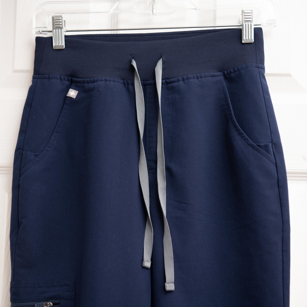 FIGS Jacket and Jogger Pants Technical Collection Scrubs Navy Blue Healthcare - Picture 8 of 11